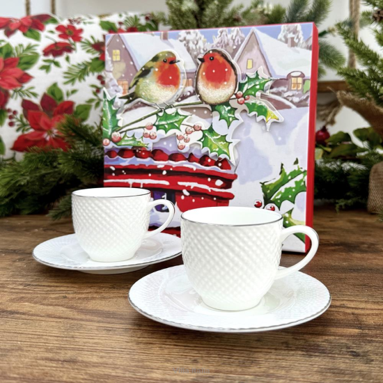 zestaw prezentowy z filiżankami do espresso