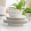 Serwis obiadowo kawowy na 6 osób porcelanowy PLUS GOLD 14