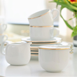 Serwis obiadowo kawowy na 6 osób porcelanowy PLUS GOLD 10