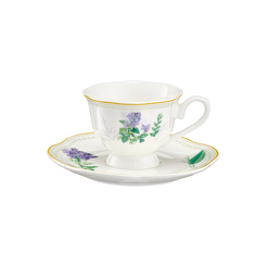 Filiżanka do espresso porcelanowa 70 ml ze spodkiem VIOLETTA