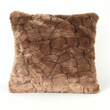 Poduszka dekoracyjna 43x43 cm brązowa BEARSKIN 1