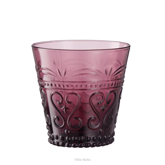 Szklanka purpurowa 250 ml 9 cm FIORINO