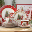 Filiżanki świąteczne zestaw 2 sztuki porcelanowe SANTA CLAUS 15