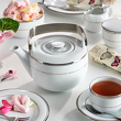 serwis do herbaty porcelanowy z dzbankiem