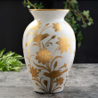 Wazon porcelanowy malowany złotem CESARE 21 cm 2