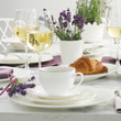 Serwis kawowy porcelanowy na 12 osób BARI PLATIN 13