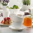 Serwis kawowy porcelanowy na 12 osób BARI PLATIN 7