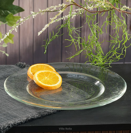 Talerz do ciasta szklany 28 cm PIURE