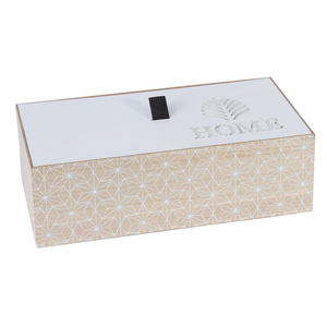 Pudełko drewniane prostokątne 32 x 17 x 10 cm NATURA