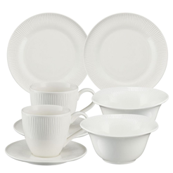 Zestaw śniadaniowy dla 2 osób porcelanowy BONITA