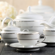 Serwis do herbaty porcelanowy na 12 osób AZALIA  6