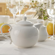 Dzbanek porcelanowy z pokrywką White Princess