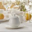 Serwis obiadowo kawowy porcelanowy na 6 osób WHITE PRINCESS 13