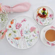 Spodek pod filiżankę do herbaty 15,5 cm porcelanowy GARDENO 1