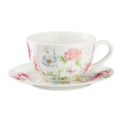Spodek pod filiżankę do herbaty 15,5 cm porcelanowy GARDENO 7