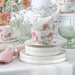 Spodek pod filiżankę do herbaty 15,5 cm porcelanowy GARDENO 3
