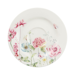 Spodek pod filiżankę do herbaty 15,5 cm porcelanowy GARDENO