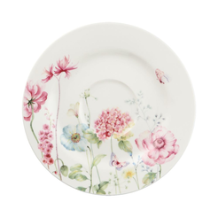 Spodek pod filiżankę do herbaty 15,5 cm porcelanowy GARDENO