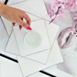 Filiżanka do kawy lub herbaty porcelanowa 200 ml ze spodkiem MIAMI Platin  9