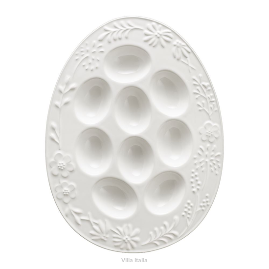 Talerz na jajka ceramiczny 29 cm TIVOLI