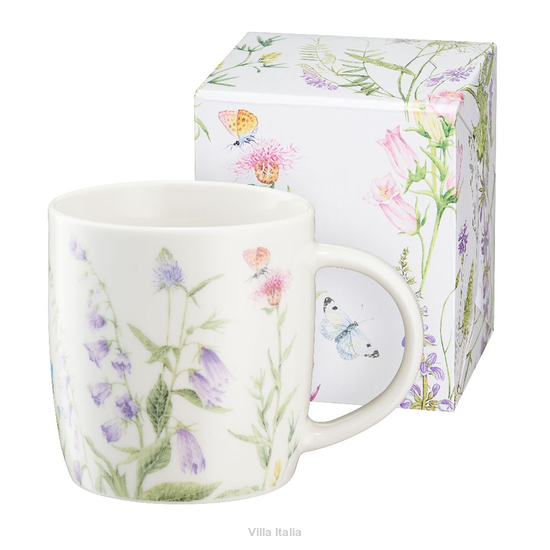 Kubek w kwiaty na prezent