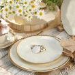 Talerzyk deserowy śniadaniowy 21 cm ceramiczny RUSTICO 3