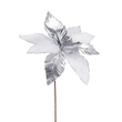 Gałązka świąteczna gwiazda betlejemska biała 45 cm 2