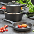 Garnek granitowy 28 cm LORENZO 3