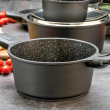 Garnek granitowy 28 cm LORENZO 1