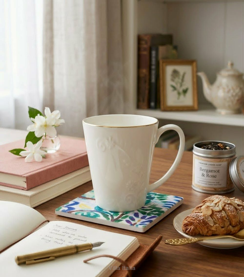 Kubek porcelanowy 380 ml złota linia UNICO 18F