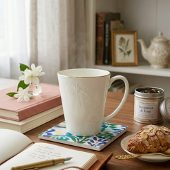 Kubek porcelanowy 380 ml złota linia UNICO 18F