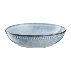 Talerz głęboki ceramiczny niebieski 20 cm DENIM