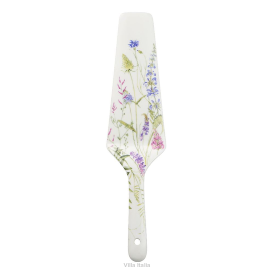 Łopatka do tortu i ciasta porcelanowa w kwiaty