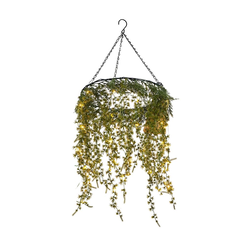 Wiszący wianek świąteczny LED 35 cm z gałązkami 50 cm