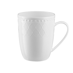 Kubek porcelanowy ROMA white
