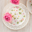 Serwis do kawy herbaty porcelanowy na 6 osób WALENCJA Ivory 12