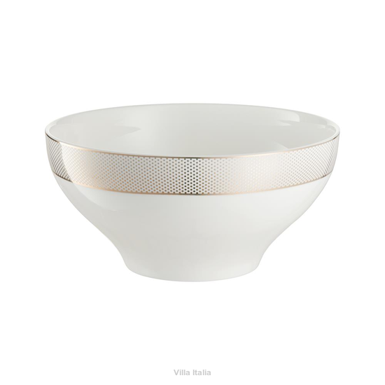 elegancka misa na owoce ze złotym wzorem
