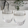 Zestaw szklanek 430 ml 6 sztuk TREMO PLATIN 3