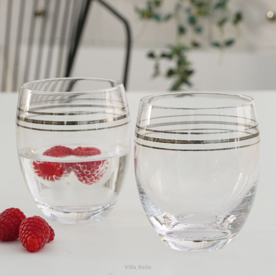 Zestaw szklanek 430 ml 6 sztuk TREMO PLATIN