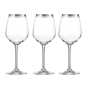 Zestaw kieliszków do wina czerwonego 350 ml 6 sztuk APULIA PLATIN