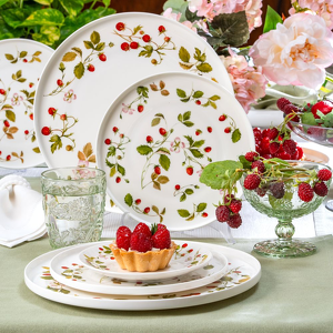Serwis obiadowy porcelanowy na 12 osób FRAGOLETTA