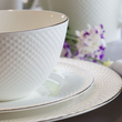 Talerzyk deserowy śniadaniowy porcelanowy 20 cm BARI Platin 4