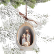 Szopka bożonarodzeniowa LED Zawieszka 10 cm HOLY FAMILY 9