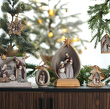 Szopka bożonarodzeniowa LED Zawieszka 10 cm HOLY FAMILY 8