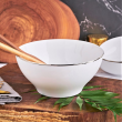 Serwis obiadowy porcelanowy na 12 osób HATTY PLATIN  4