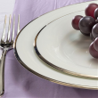 Serwis obiadowy porcelanowy na 12 osób HATTY PLATIN  5