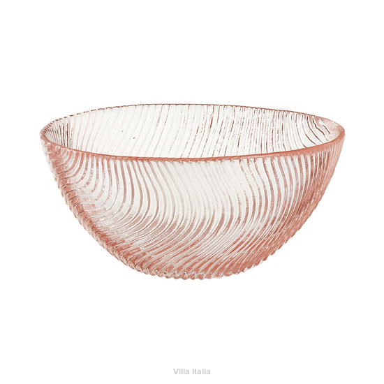 Miseczka szklana różowa 12,5 cm TWIST