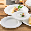 Serwis obiadowo kawowy porcelanowy na 12 osób PLUS WHITE 3