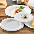 Serwis obiadowo kawowy porcelanowy na 12 osób PLUS WHITE 3