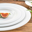 Serwis obiadowo kawowy porcelanowy na 12 osób PLUS WHITE 4
